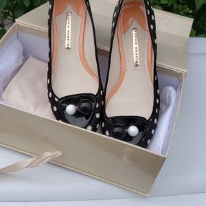 polka dot flats